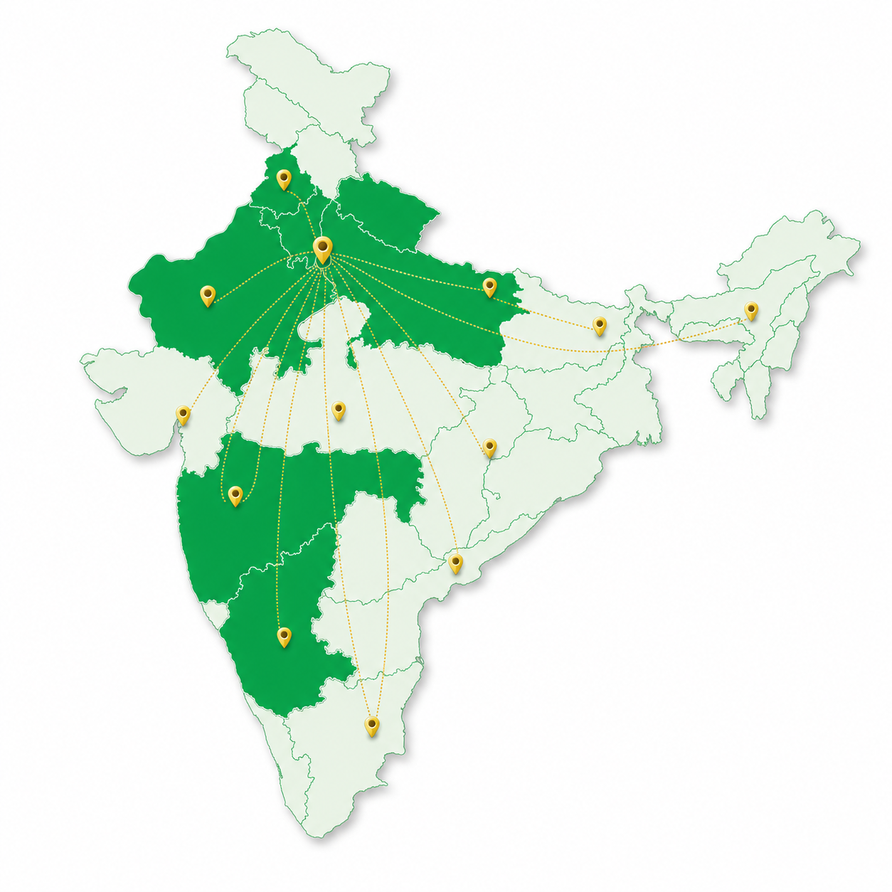 Garv Packaging delivery network across India