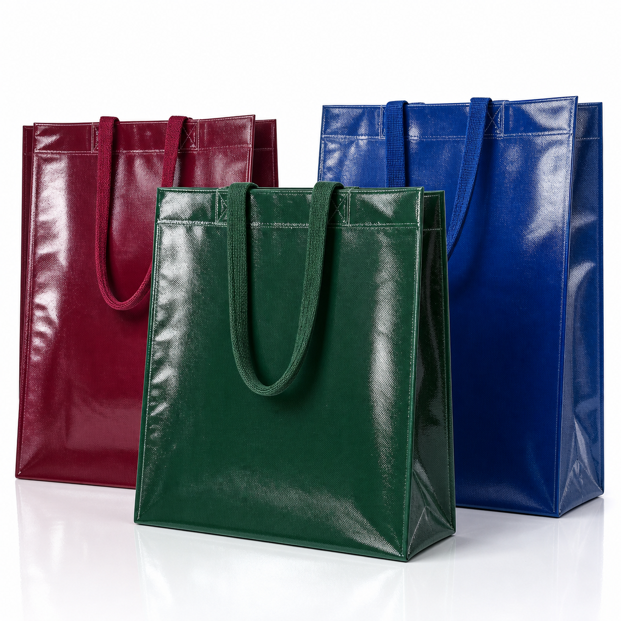 Glossy BOPP-laminated leader shopping bags